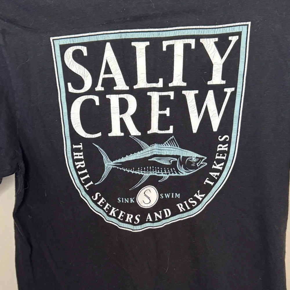 Salty Crew Black Short Sleeve Tee